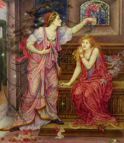 Queen Eleanor and Fair Rosamund by Evelyn De Morgan